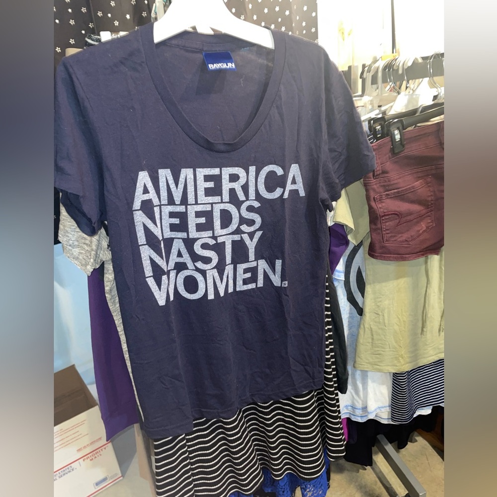 Raygun graphic tee-America needs nasty women